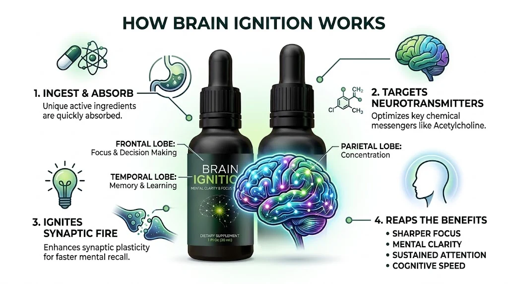 How Brain Ignition works infographic